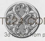 Розетки (ROSETTE_1654 -  | 3D model 3DSMAX / OBJ / STL) 3D модель для ЧПУ станка